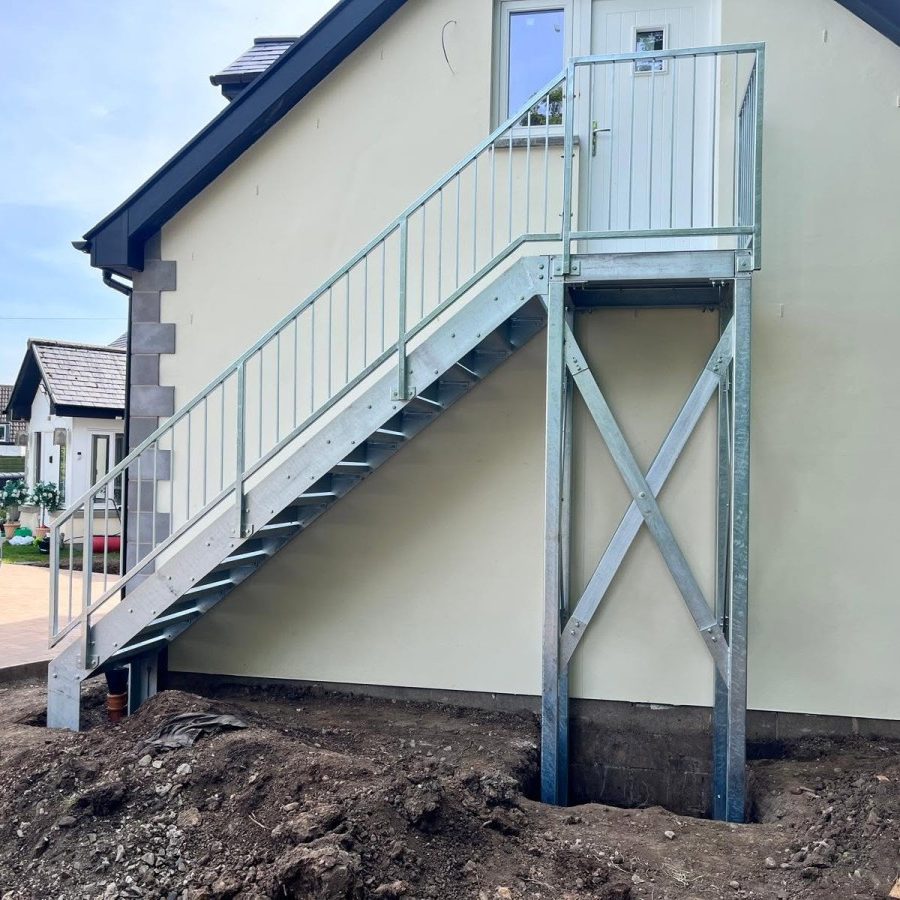 Galvanised Staircase